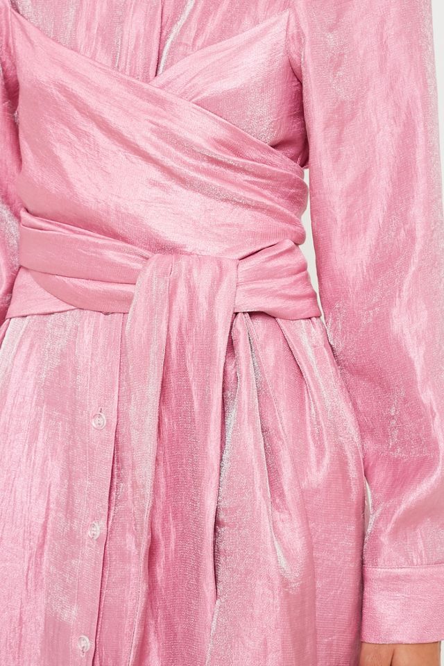 Fleamadonna Twist Pink Shirt Dress #2