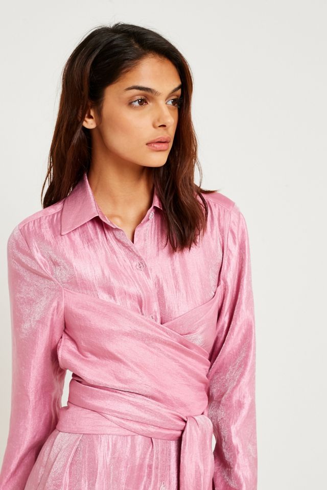 Fleamadonna Twist Pink Shirt Dress #4