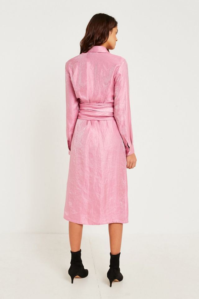 Fleamadonna Twist Pink Shirt Dress #5