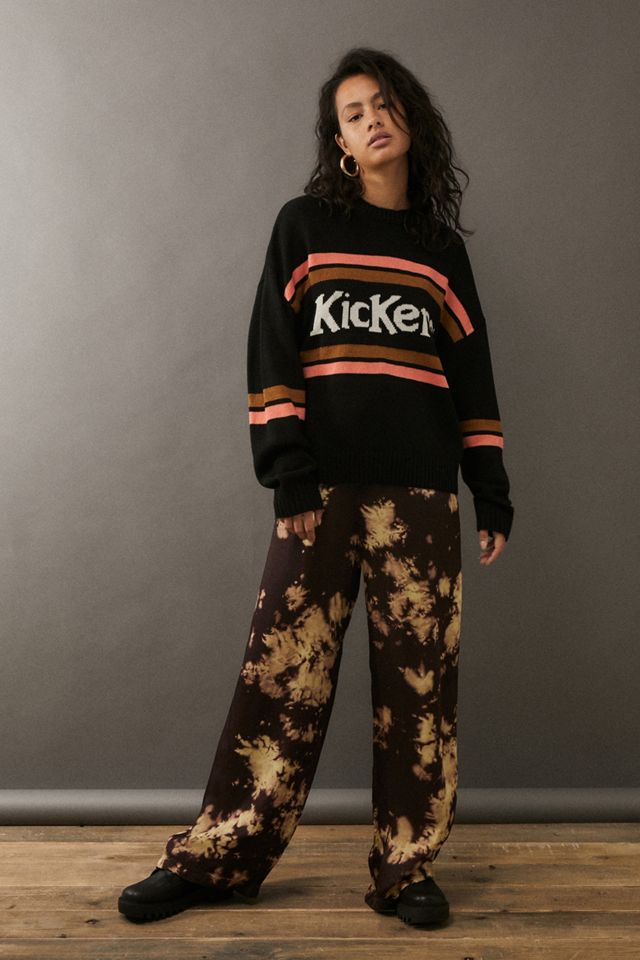 Kickers Black Logo Knit Jumper | Urban Outfitters UK