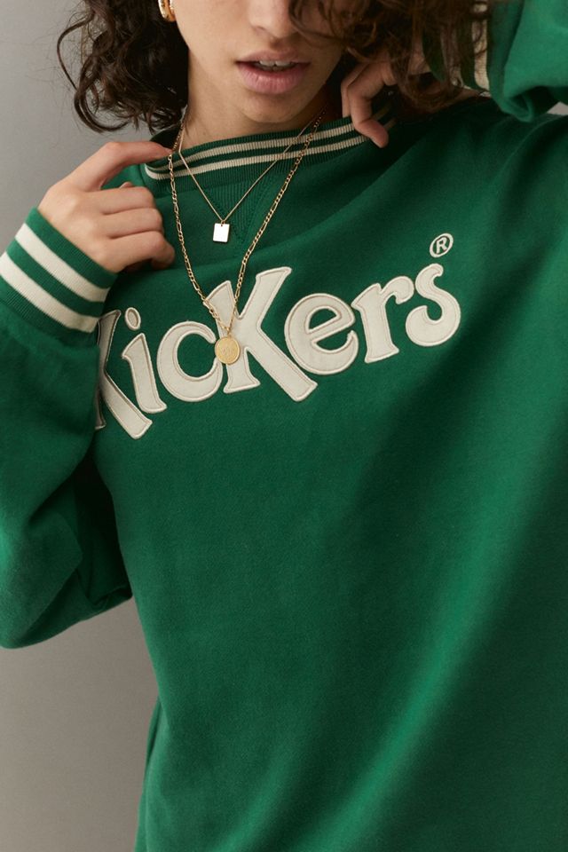 Kickers Green Logo Girocollo Felpa #1