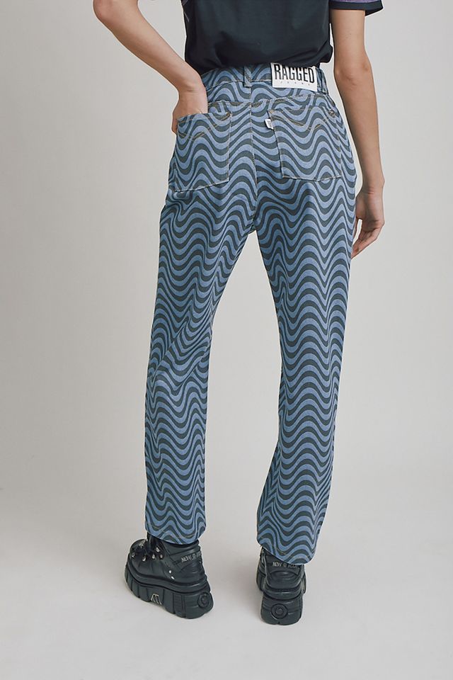 The Ragged Priest Blue Wave Dad Jeans #1