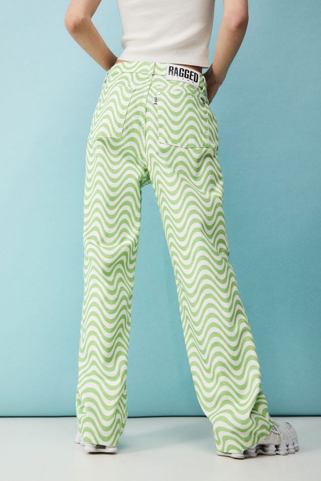I jeans Ragged Priest Green Wave Dad #1