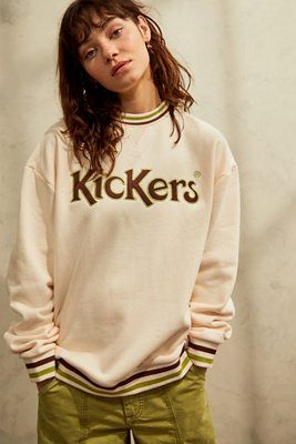 Kickers Brown & Ecru Sweater | Urban Outfitters UK