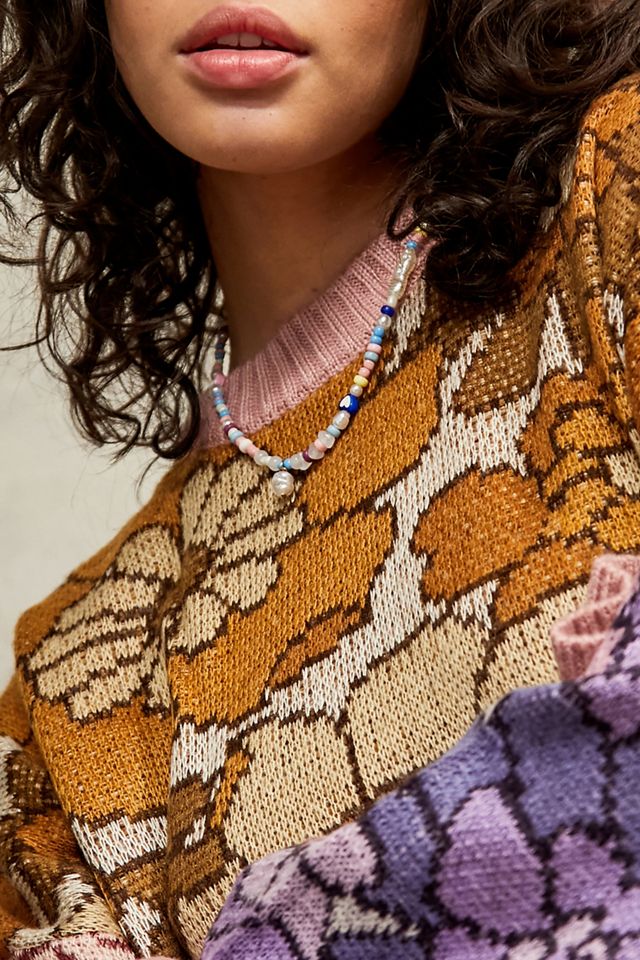 The Ragged Priest UO Exclusive Retro Flower Knit Jumper #2