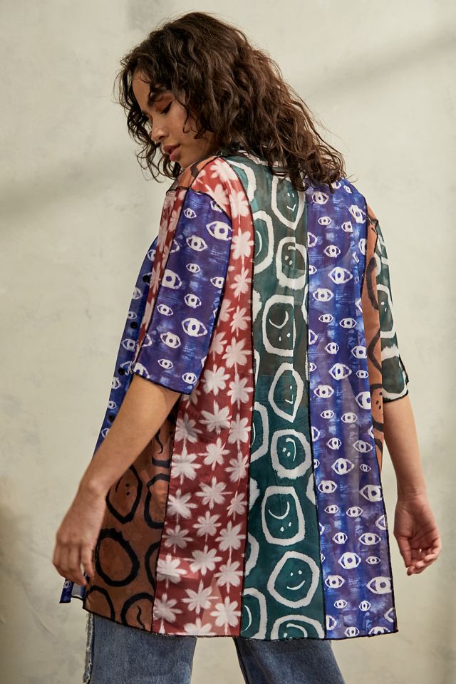 The Ragged Priest Stranded Shirt | Urban Outfitters UK