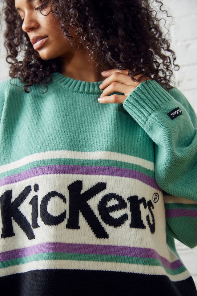 Kickers UO Exclusive Striped Cropped Knit Jumper | Urban Outfitters UK