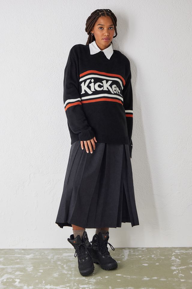 Kickers UO Exclusive Black Logo Knit Jumper #4