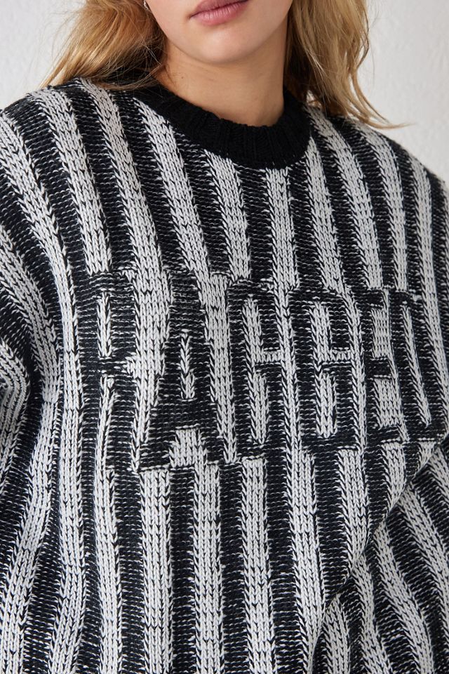 The Ragged Priest - Pull en tricot rayé surdimensonné #2