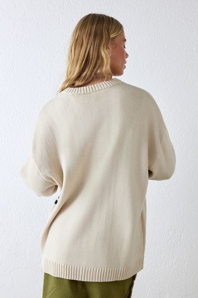 Kickers Cream Classic Logo Maglia Jumper #3