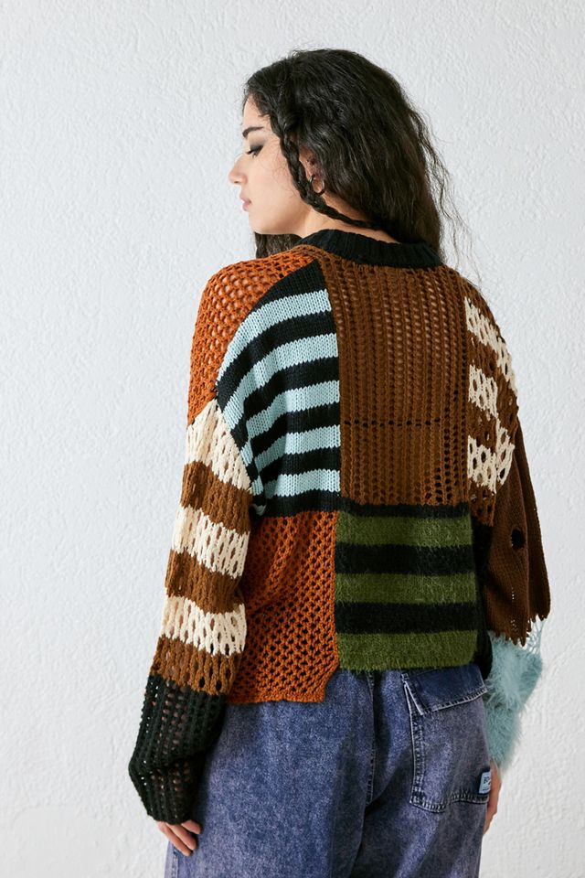 The Ragged Priest Shack Patchwork Knit Jumper #2