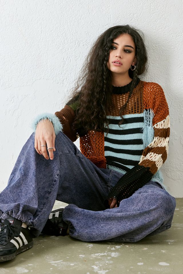 The Ragged Priest Shack Patchwork Knit Jumper #3
