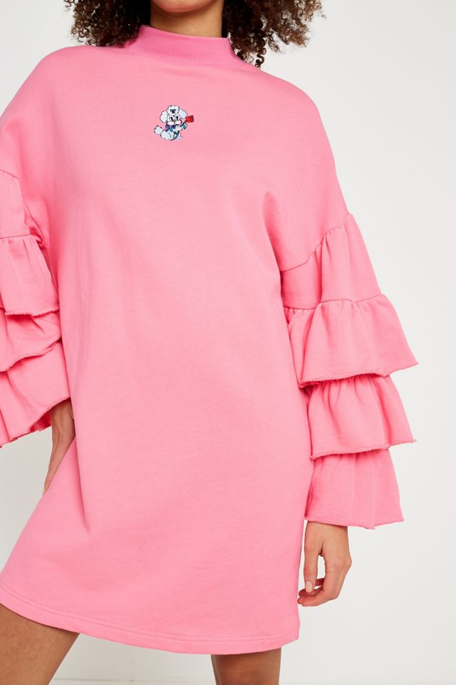 Lazy Oaf Puppy Frills Pink Jumper #1