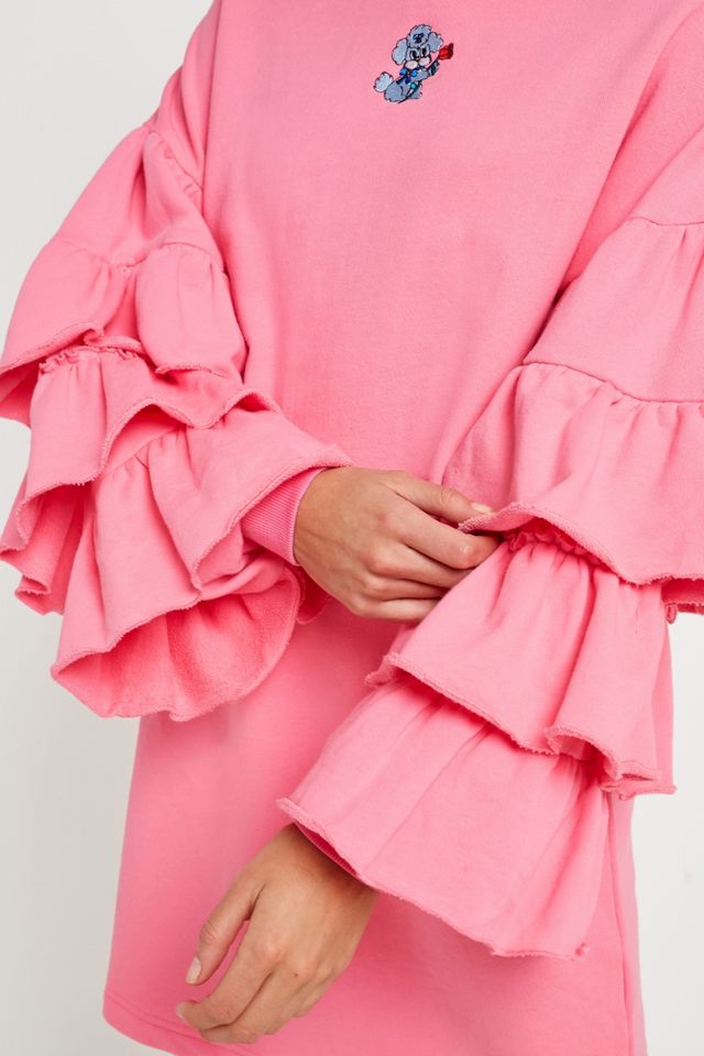 Lazy Oaf Puppy Frills Pink Jumper #2