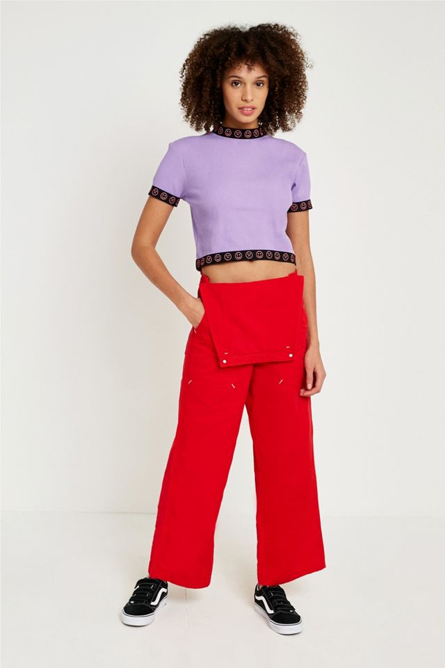 Lazy Oaf Happy Banda T-Shirt Viola #2