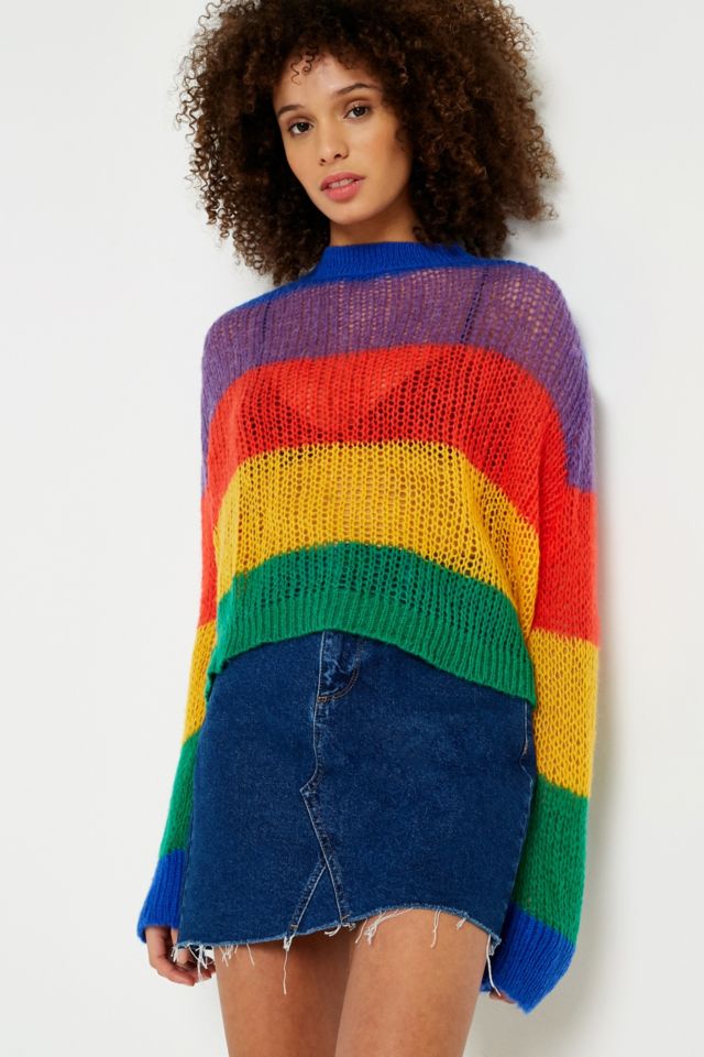 Lazy oaf striped on sale jumper