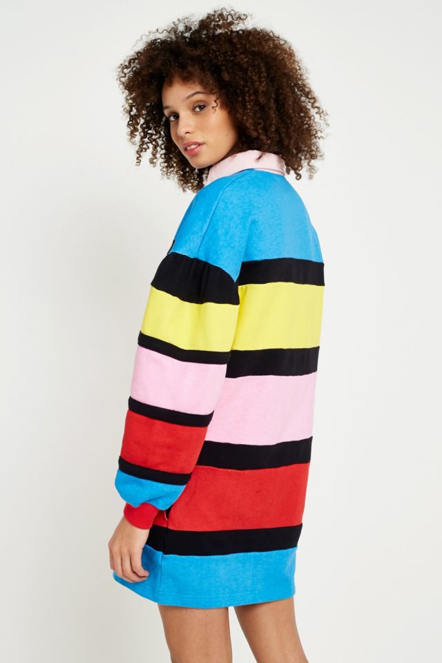 Lazy Oaf End of the Rainbow Jersey Dress Urban Outfitters UK