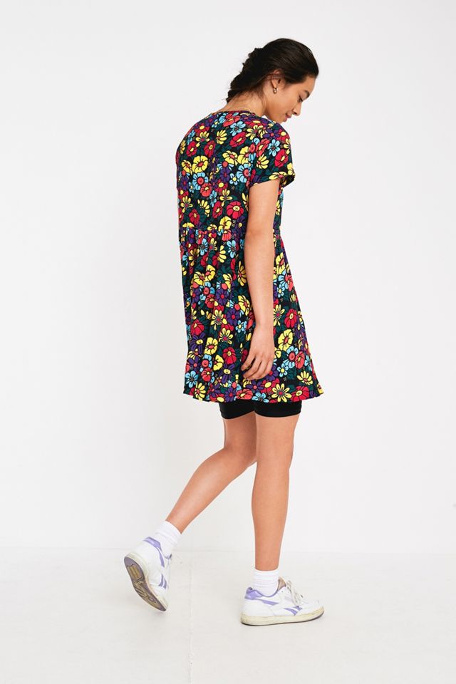 Lazy Oaf - Mini robe boutonnée à fleurs #2