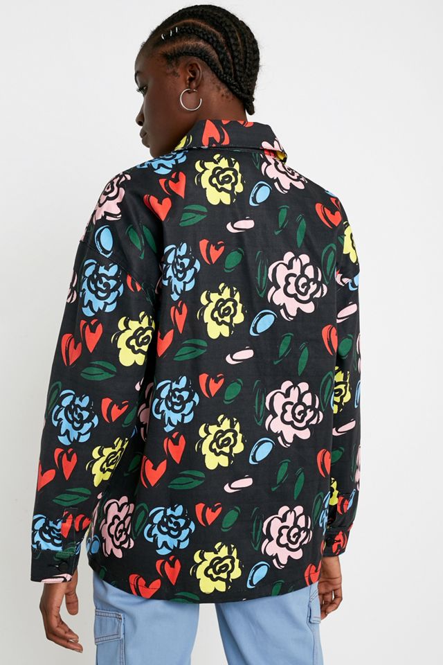 Lazy Oaf – Blumige Arbeiter-Jacke #3