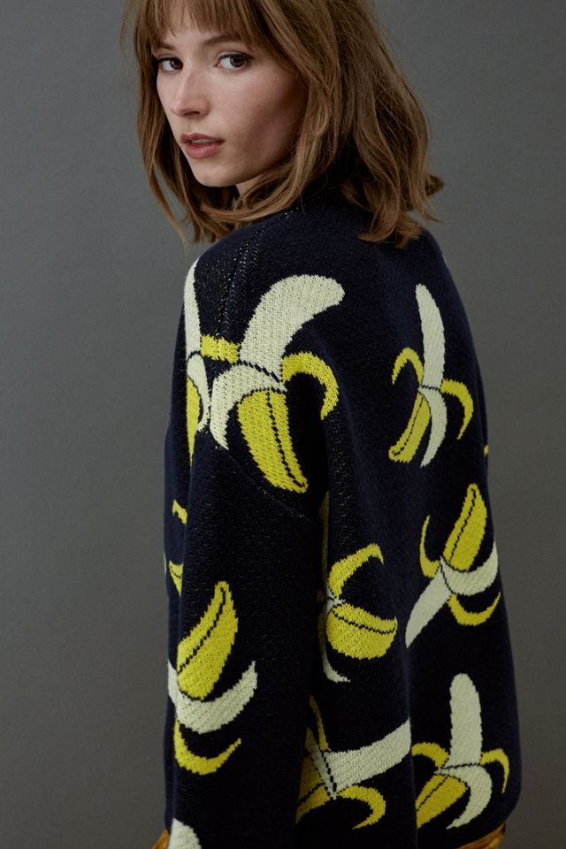 Lazy Oaf Woah, Banana! Knitted Jumper  #1