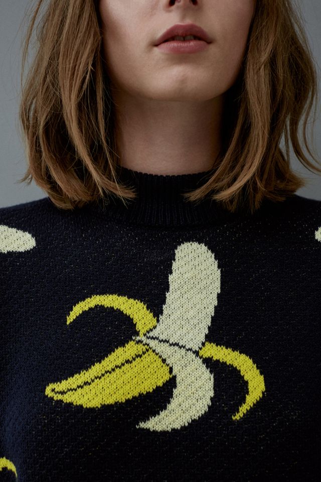 Lazy Oaf Woah, Banana! Knitted Jumper  #2