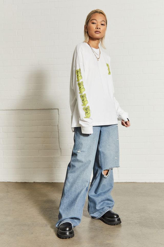 Lazy Oaf Bear With Me Long Sleeve T-Shirt #2