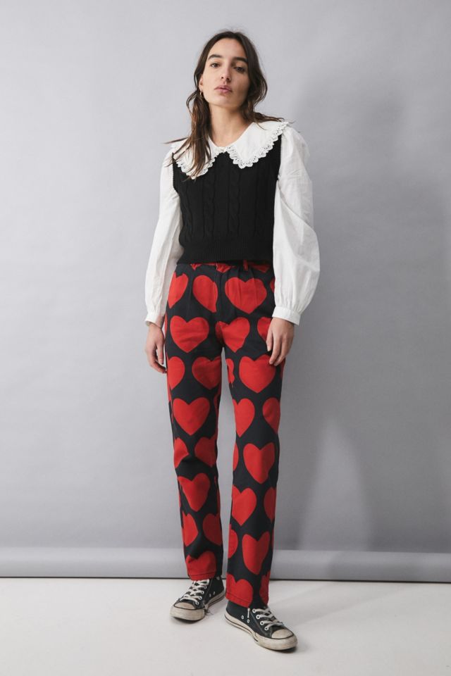 Lazy Oaf Big Love Heart Pants