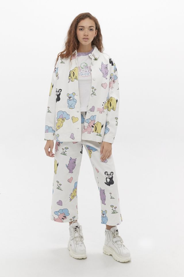 Lazy Oaf -  Veste de travail à imprimé animal 