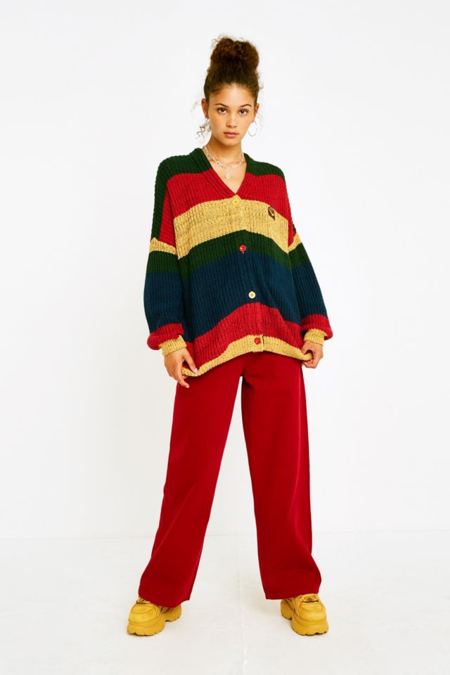 Lazy oaf burger top stripe cardigan