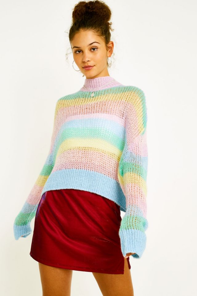 Lazy oaf 2025 pastel rainbow jumper