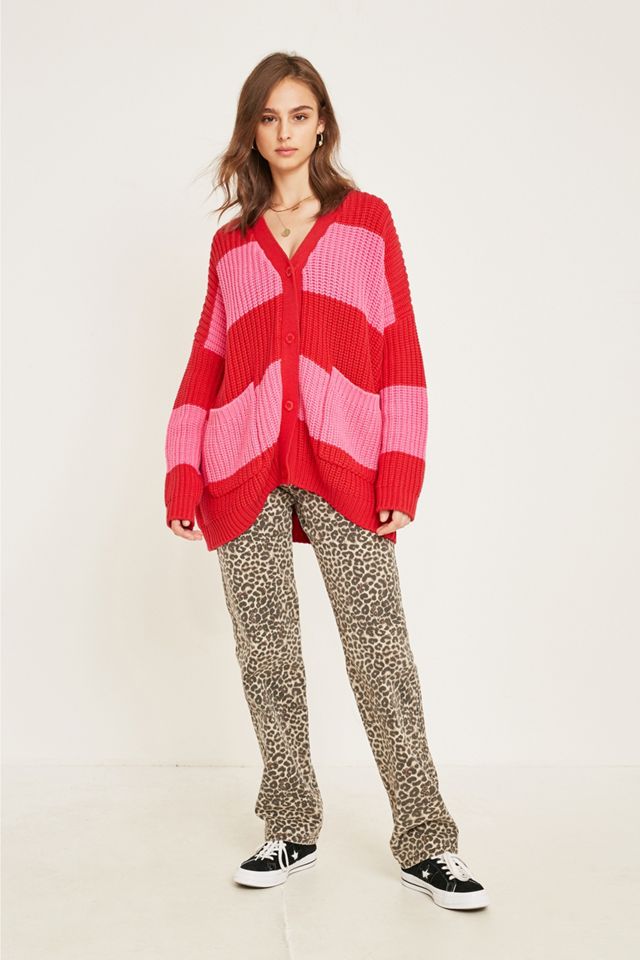 Lazy Oaf - Cardigan Life Is Hard rayé #3