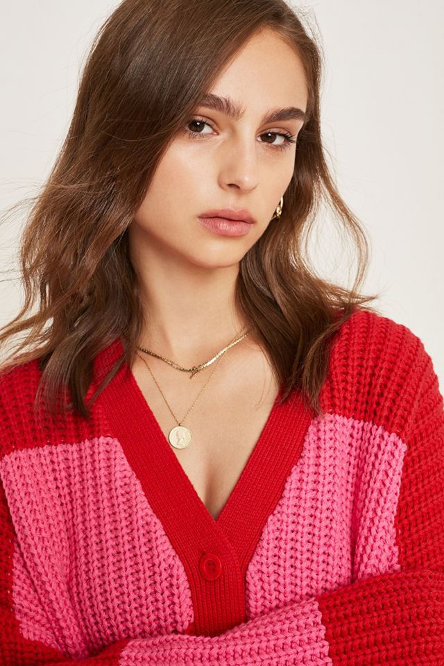 Lazy Oaf - Cardigan Life Is Hard rayé #4