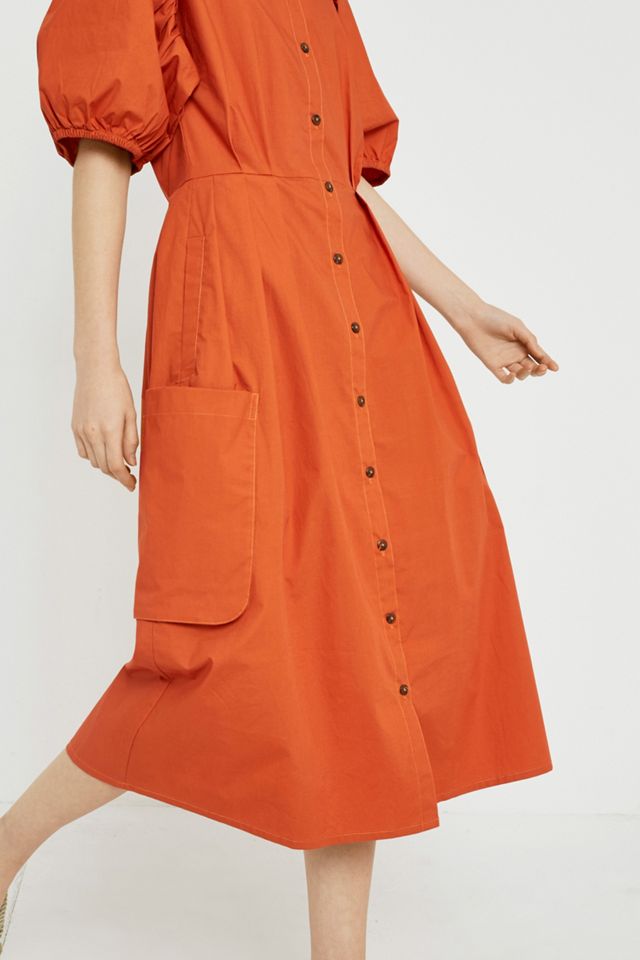 LF Markey Oliver Terracotta Dress #3