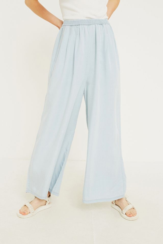 LF Markey Lachie Pantaloni Chambray a gamba larga #5