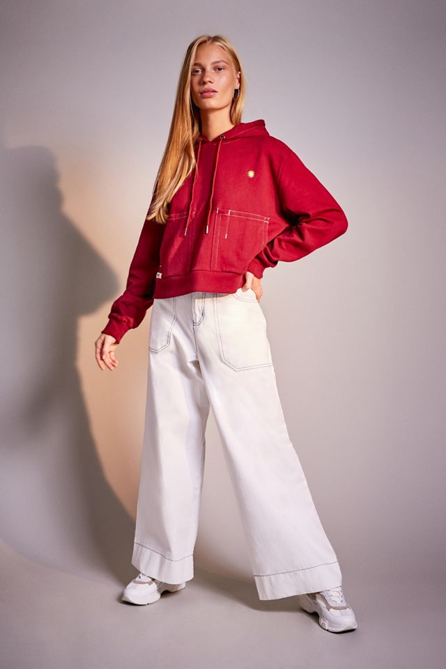Markey by LF Markey Ecru Carpenter Trousers