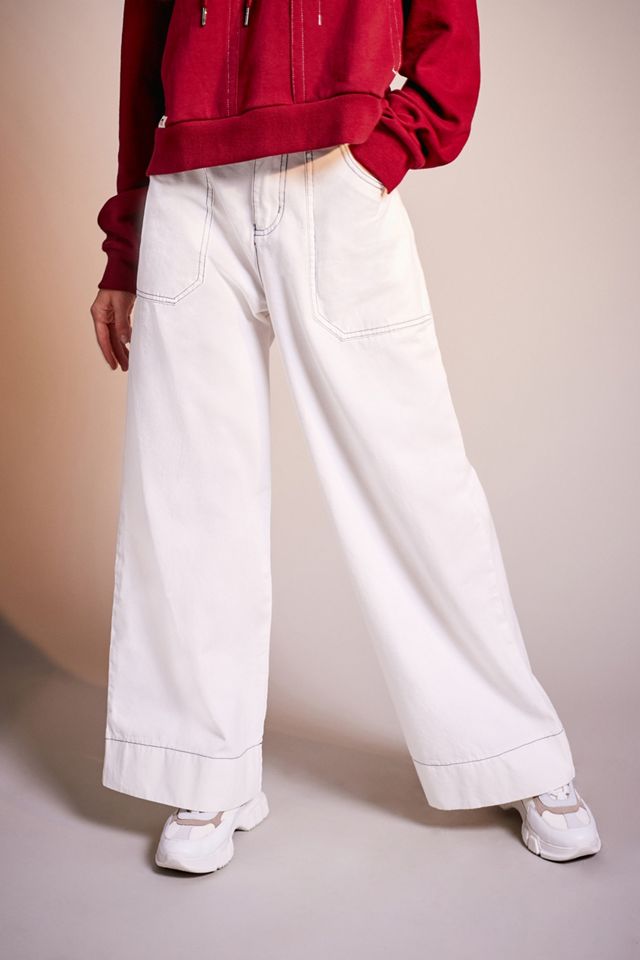 Markey by LF Markey Ecru Carpenter Trousers #1