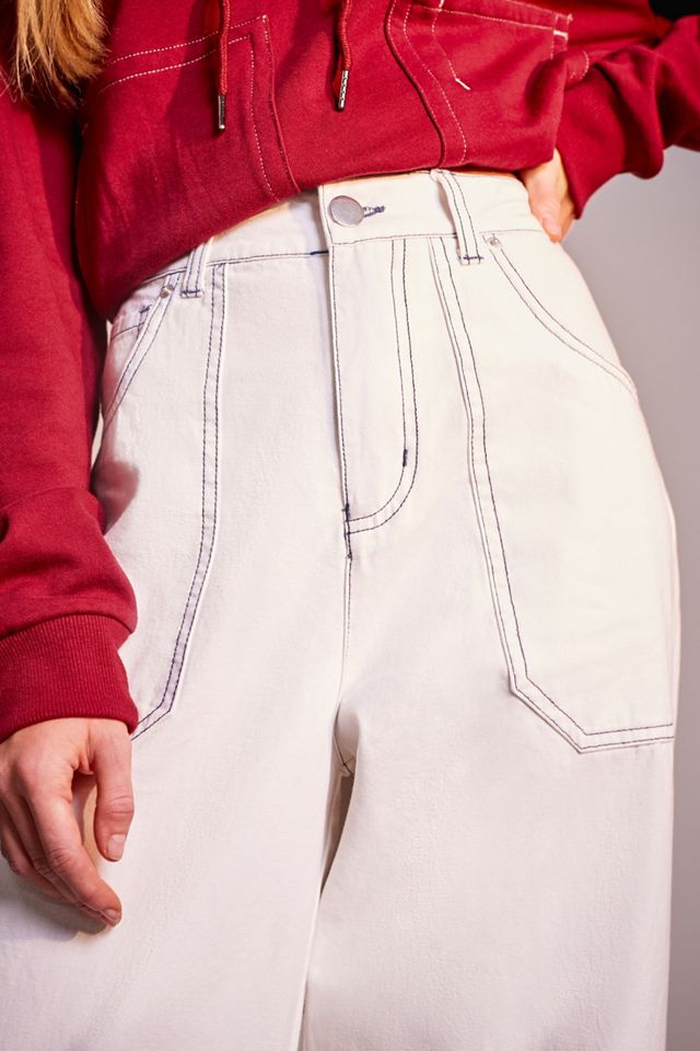 Markey by LF Markey Ecru Carpenter Trousers #2