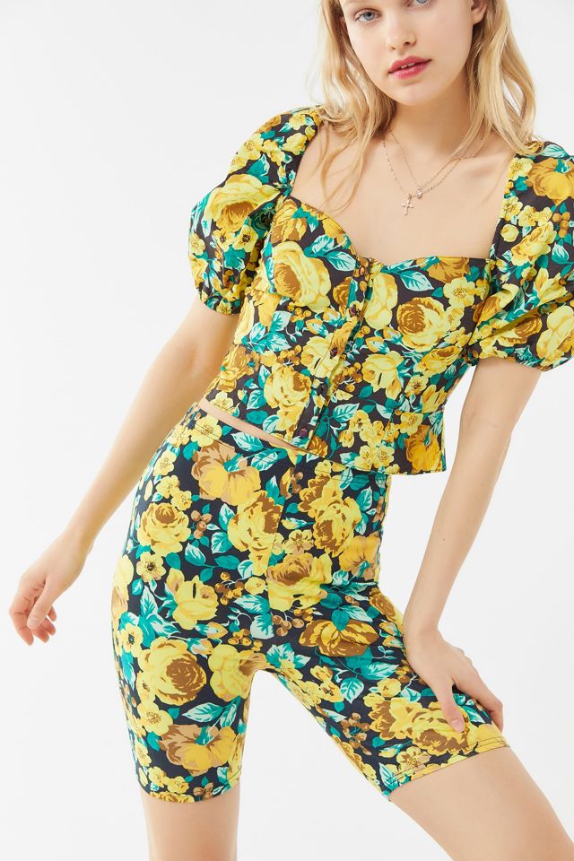 Laura Ashley UO Exclusive Lucille Button-Front Peplum Blouse #1