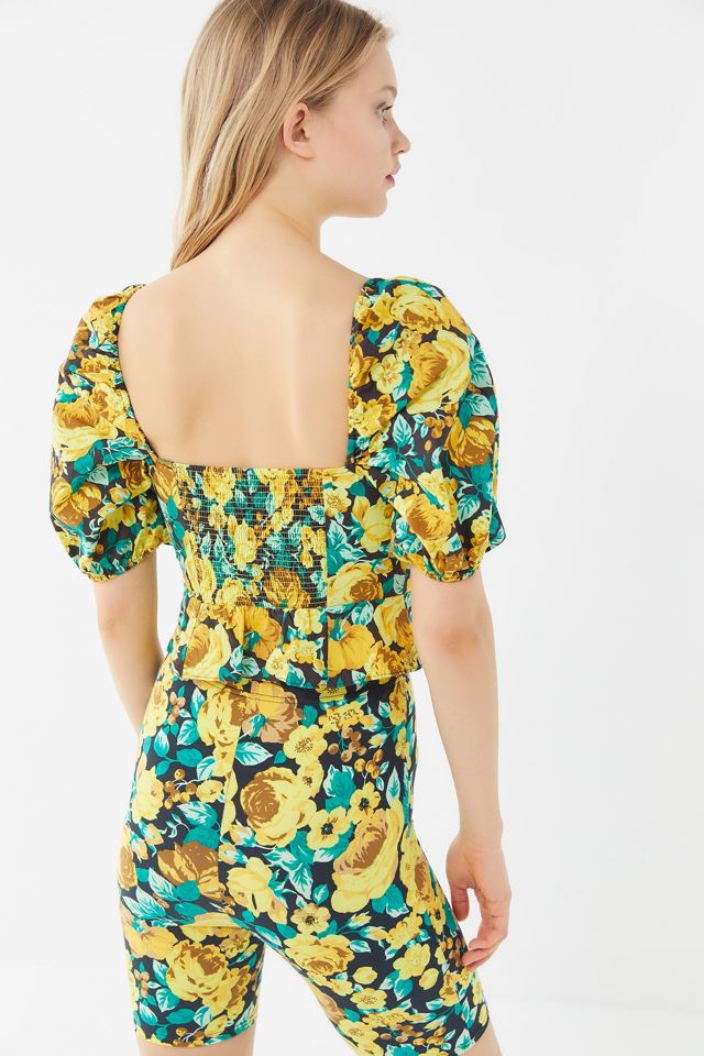 Laura Ashley UO Exclusive Lucille Button-Front Peplum Blouse #2