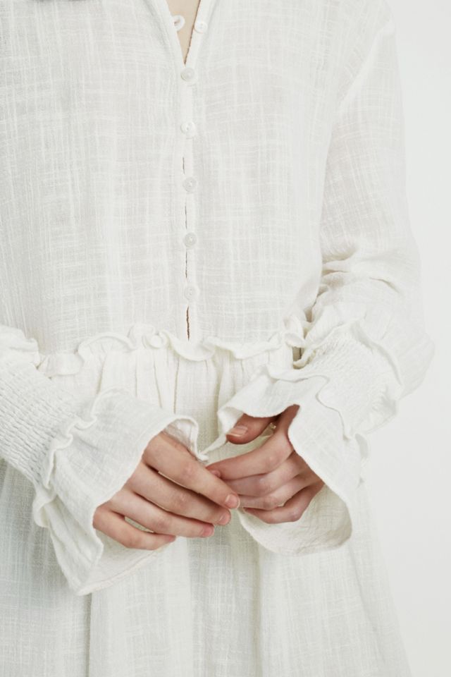 The East Order Poppy White Dress #1
