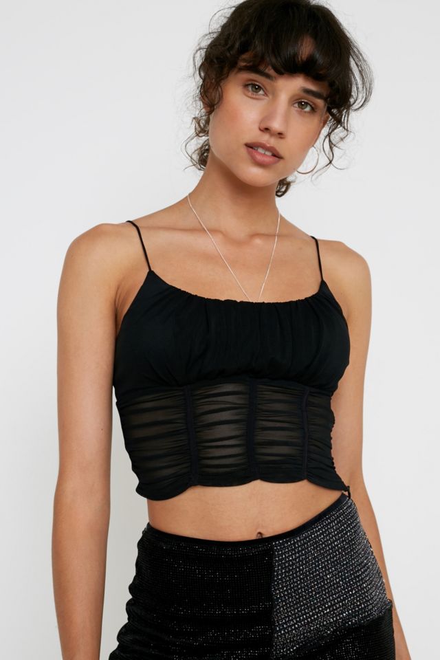 Kiss The Sky Petit Fille Crop Cami | Urban Outfitters UK