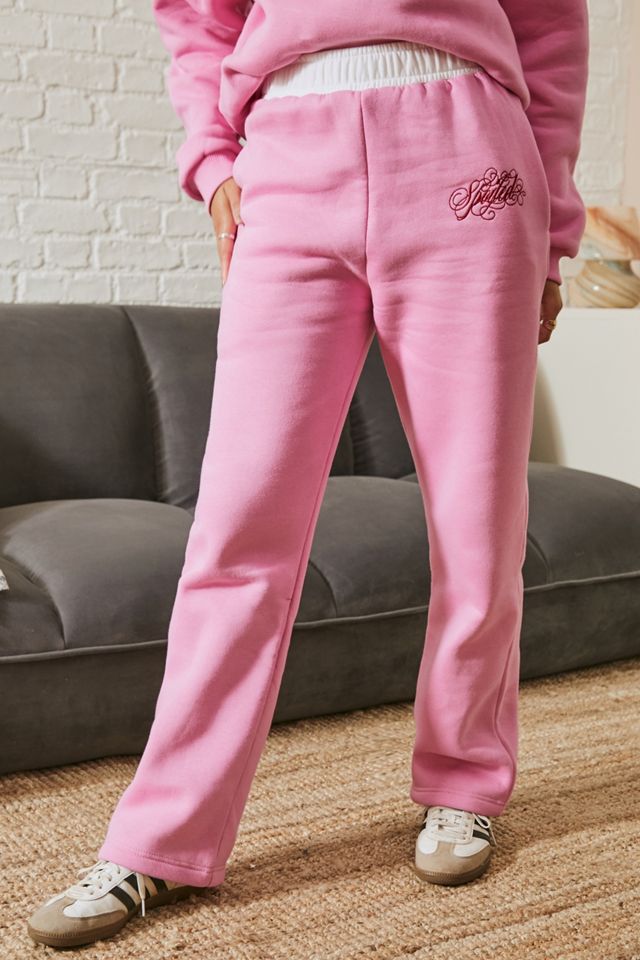 Local Heroes Pink Spoiled Sweatpants Urban Outfitters UK