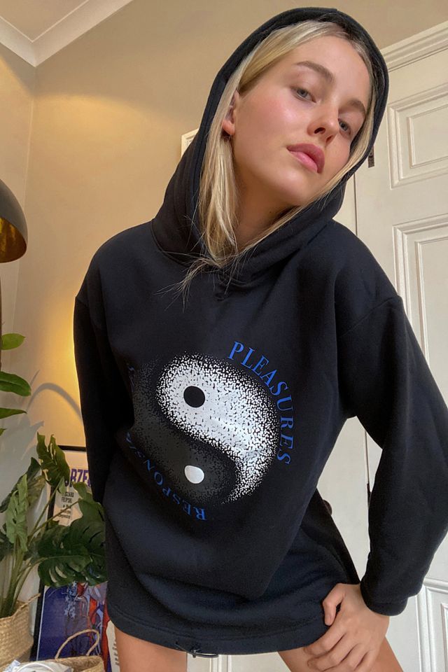Local Heroes Black Yin & Yang Hoodie Dress #2