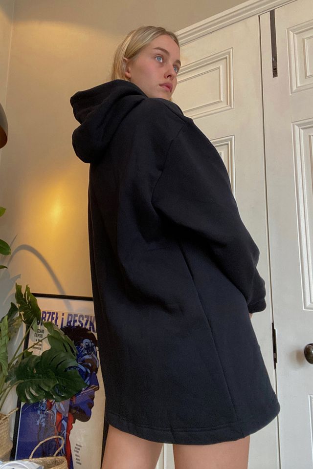 Local Heroes Black Yin & Yang Hoodie Dress #3