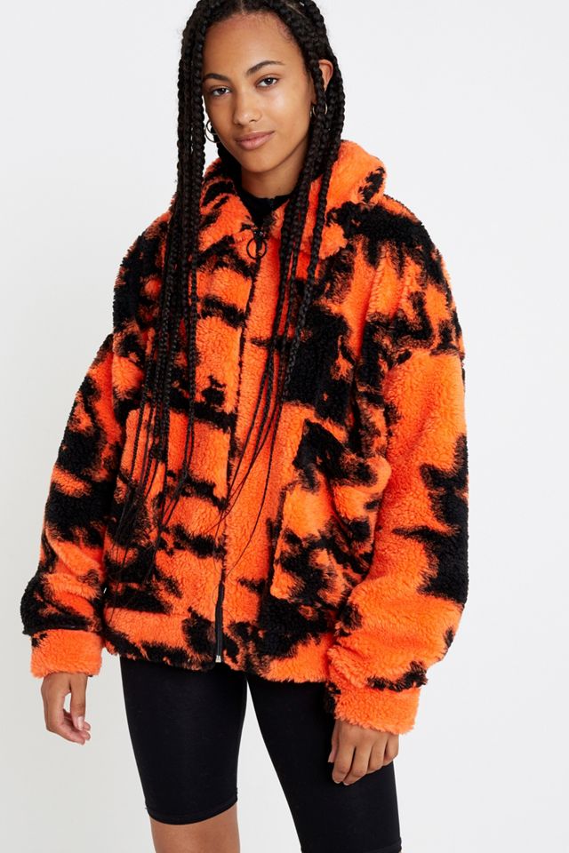 Jaded London Flame Teddy Jacket | Urban Outfitters UK