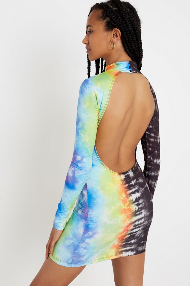 Jaded London - Mini robe à découpe effet tie and dye #1