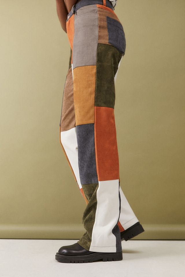 Jaded London Mixed Patchwork Corduroy Trousers #2