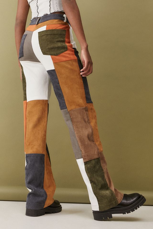Jaded London Mixed Patchwork Corduroy Trousers #3