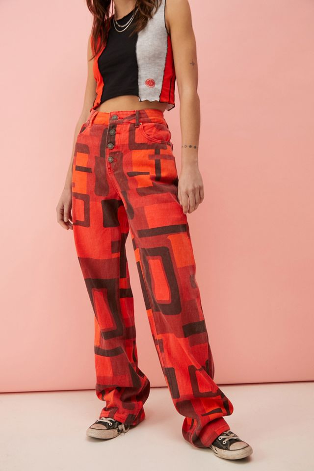 Jeans jaded london Flower Print