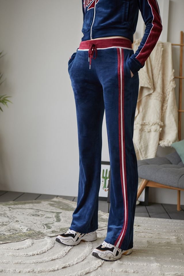 Jaded London Navy Velour Joggers | Urban Outfitters UK